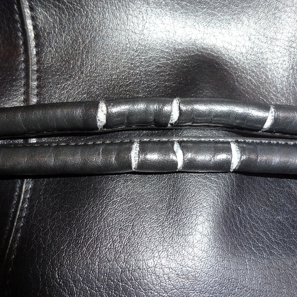 Nine West Womens Handbag Black Shoulder Leather - Picture 8 of 8